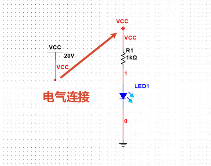 命名节点连接电路