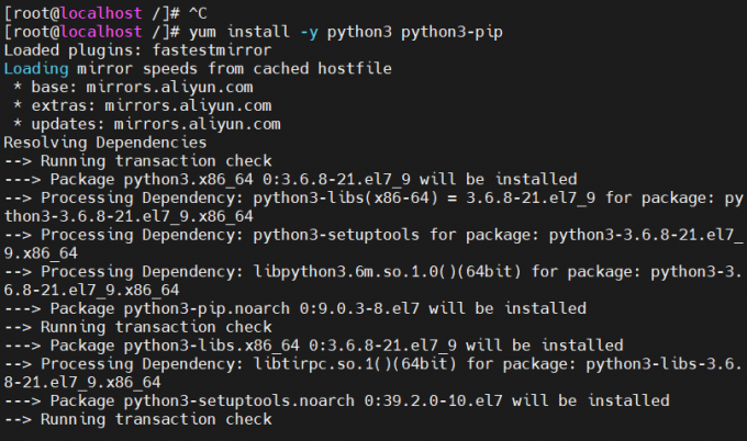 安装python3和pip